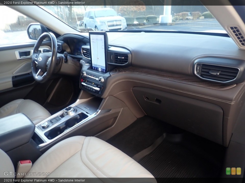 Sandstone Interior Dashboard for the 2020 Ford Explorer Platinum 4WD #145291684