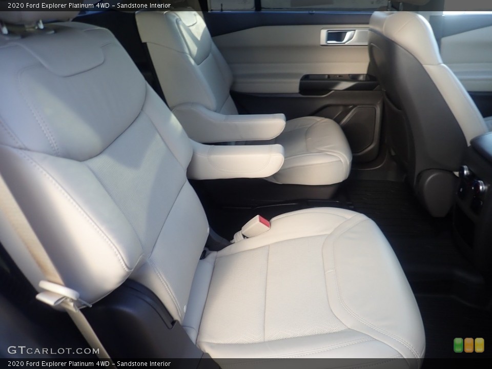 Sandstone Interior Rear Seat for the 2020 Ford Explorer Platinum 4WD #145291690
