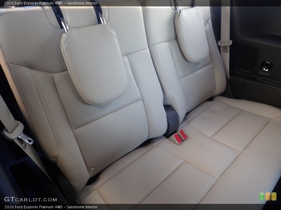 Sandstone Interior Rear Seat for the 2020 Ford Explorer Platinum 4WD #145291693