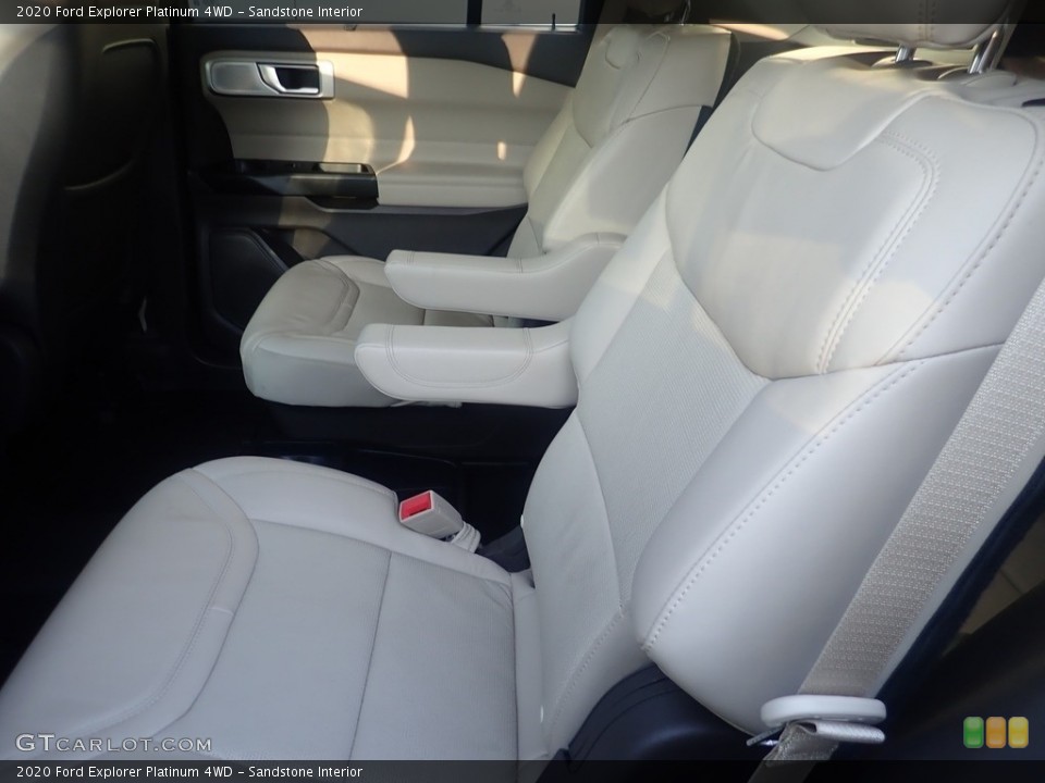 Sandstone Interior Rear Seat for the 2020 Ford Explorer Platinum 4WD #145291705
