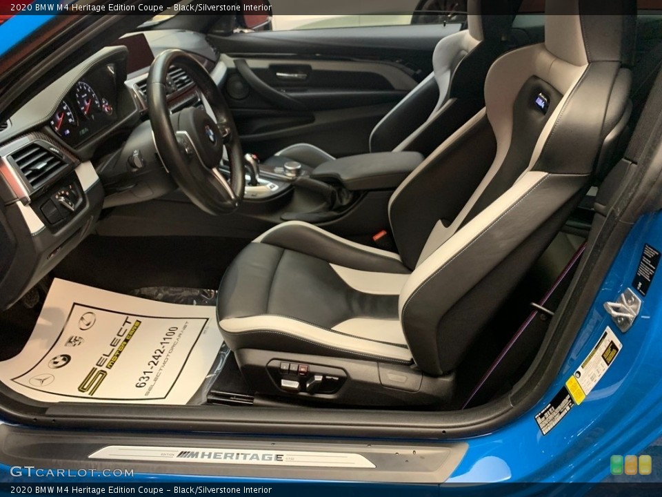 Black/Silverstone Interior Photo for the 2020 BMW M4 Heritage Edition Coupe #145294841