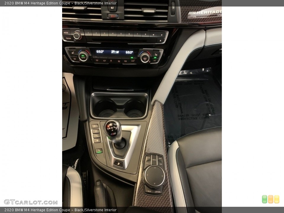 Black/Silverstone Interior Transmission for the 2020 BMW M4 Heritage Edition Coupe #145294877