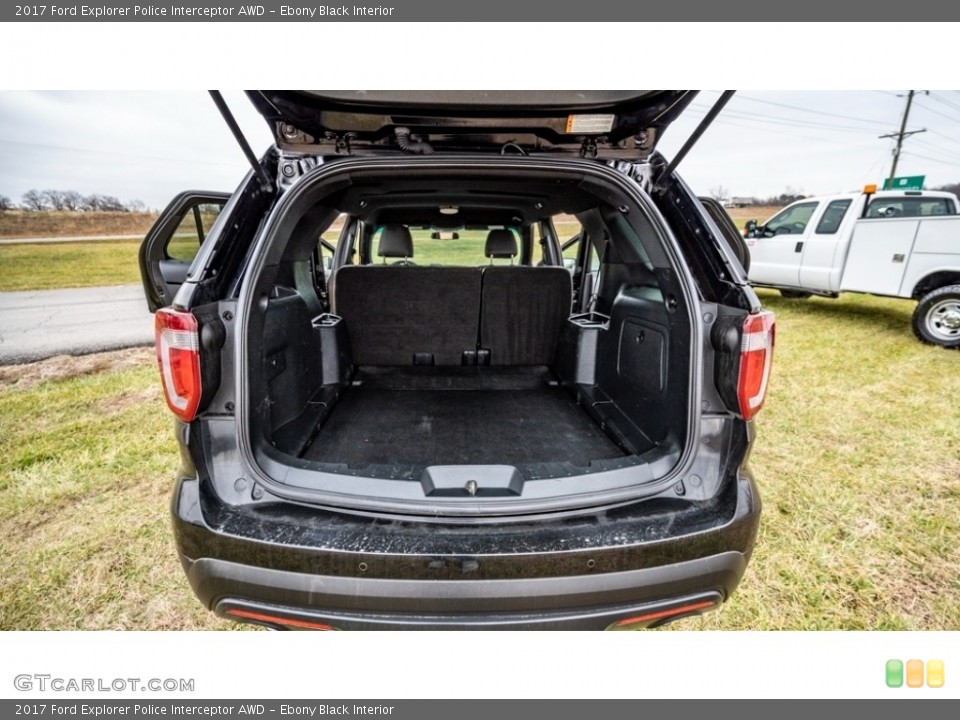 Ebony Black Interior Trunk for the 2017 Ford Explorer Police Interceptor AWD #145296800