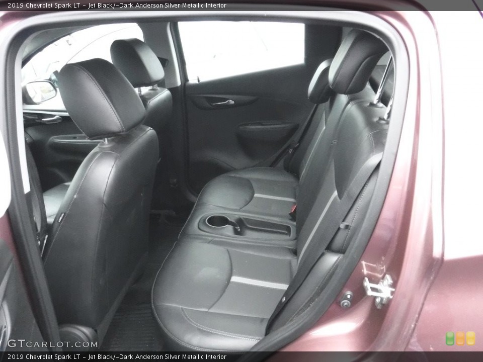 Jet Black/­Dark Anderson Silver Metallic Interior Rear Seat for the 2019 Chevrolet Spark LT #145299813