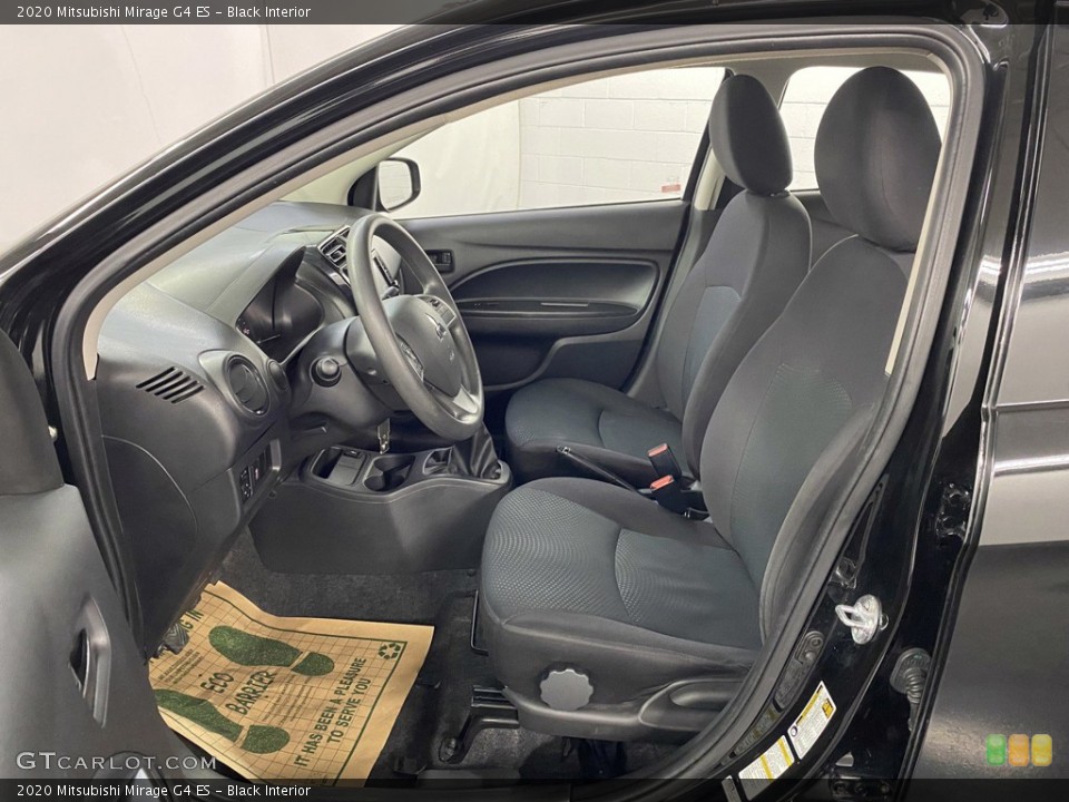 Black Interior Front Seat for the 2020 Mitsubishi Mirage G4 ES #145299921