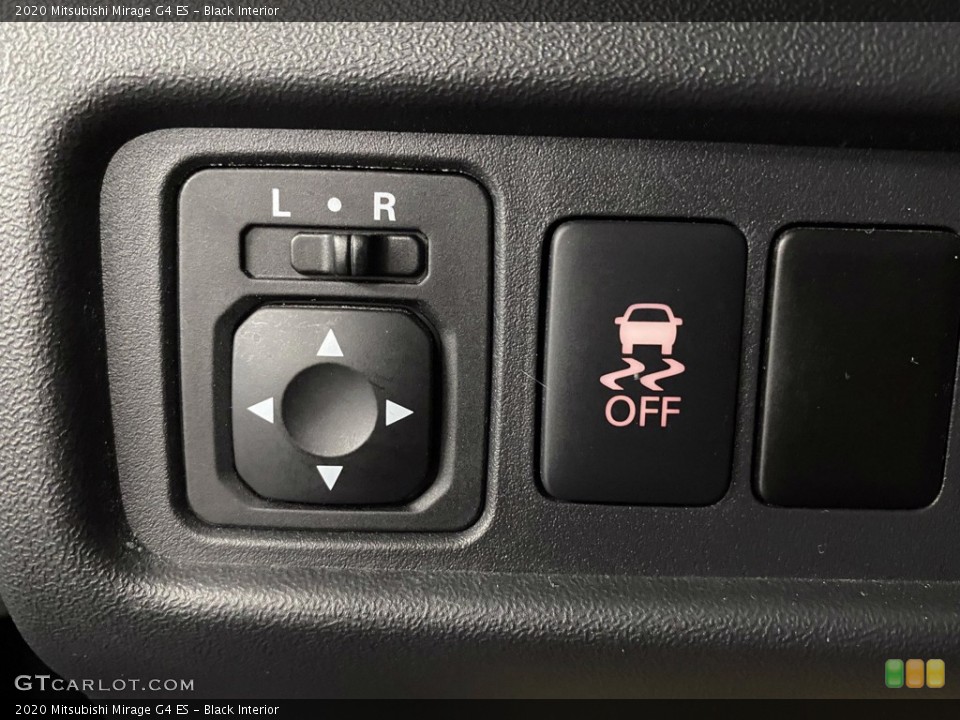 Black Interior Controls for the 2020 Mitsubishi Mirage G4 ES #145300056