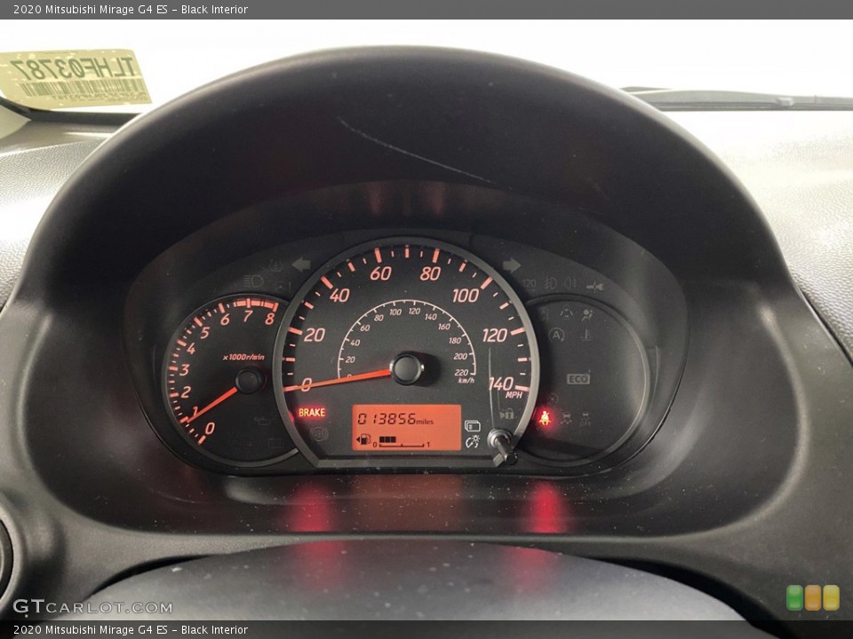Black Interior Gauges for the 2020 Mitsubishi Mirage G4 ES #145300077