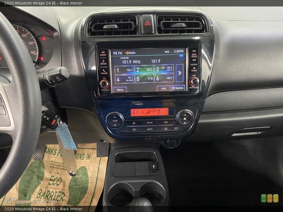 Black Interior Controls for the 2020 Mitsubishi Mirage G4 ES #145300137