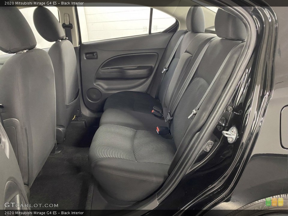 Black Interior Rear Seat for the 2020 Mitsubishi Mirage G4 ES #145300302