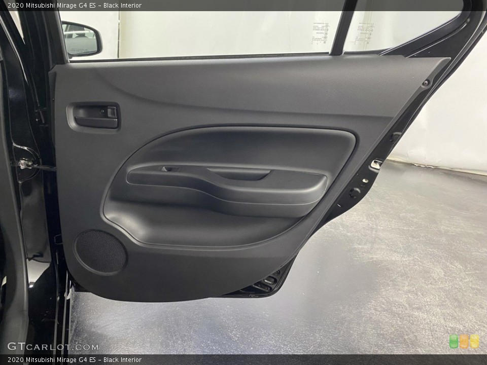 Black Interior Door Panel for the 2020 Mitsubishi Mirage G4 ES #145300361