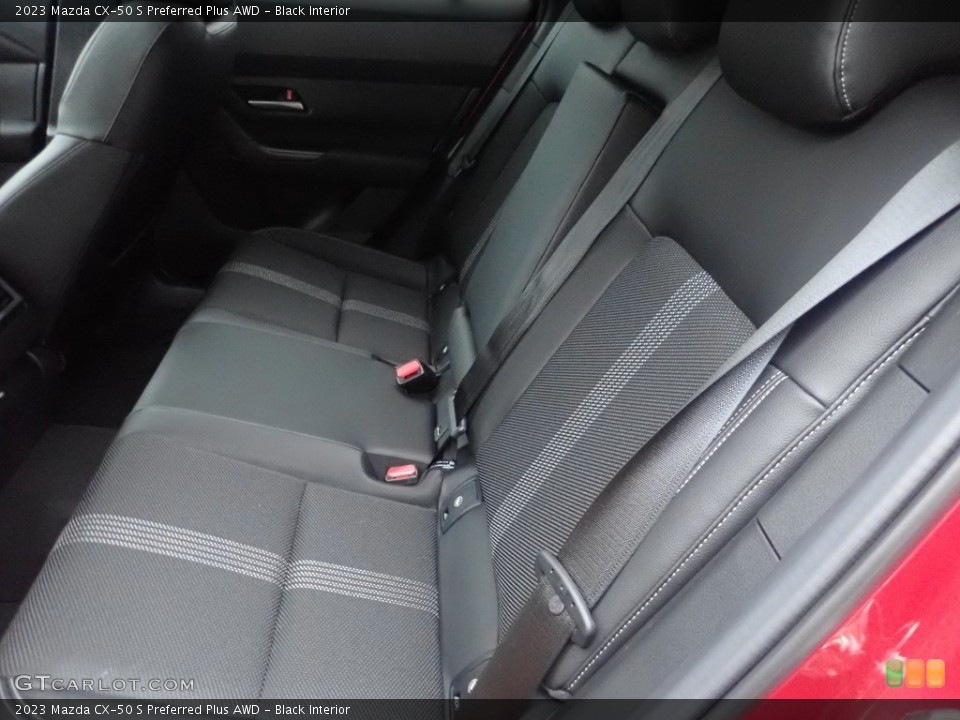 Black Interior Rear Seat for the 2023 Mazda CX-50 S Preferred Plus AWD #145301715