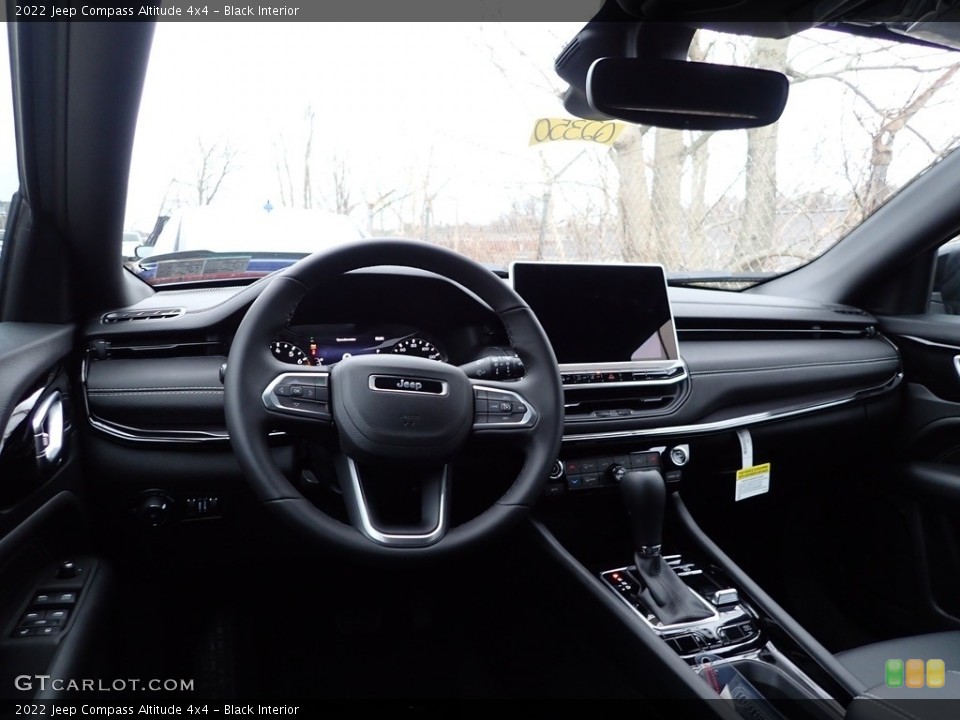 Black Interior Dashboard for the 2022 Jeep Compass Altitude 4x4 #145302852