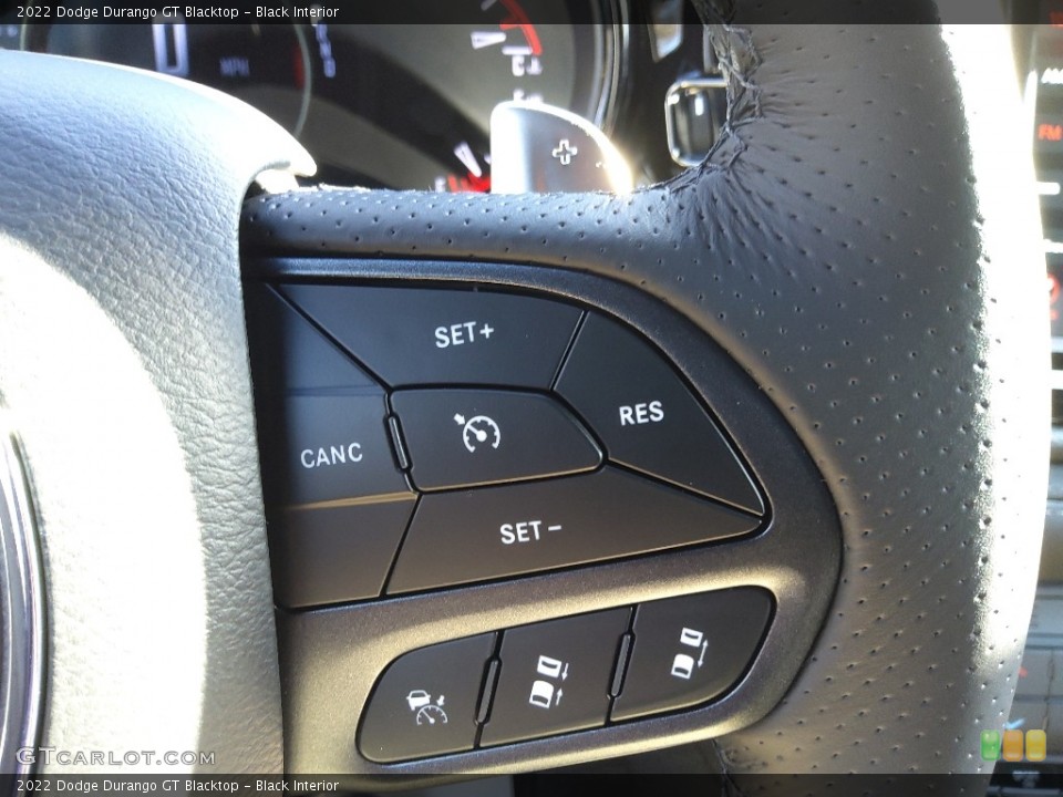 Black Interior Steering Wheel for the 2022 Dodge Durango GT Blacktop #145302918