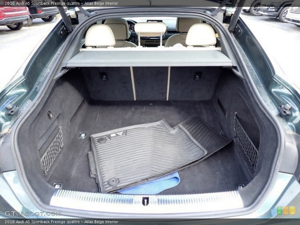 Atlas Beige Interior Trunk for the 2018 Audi A5 Sportback Prestige quattro #145303275