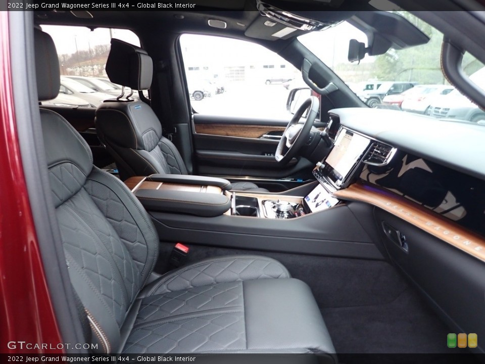 Global Black Interior Front Seat for the 2022 Jeep Grand Wagoneer Series III 4x4 #145303554