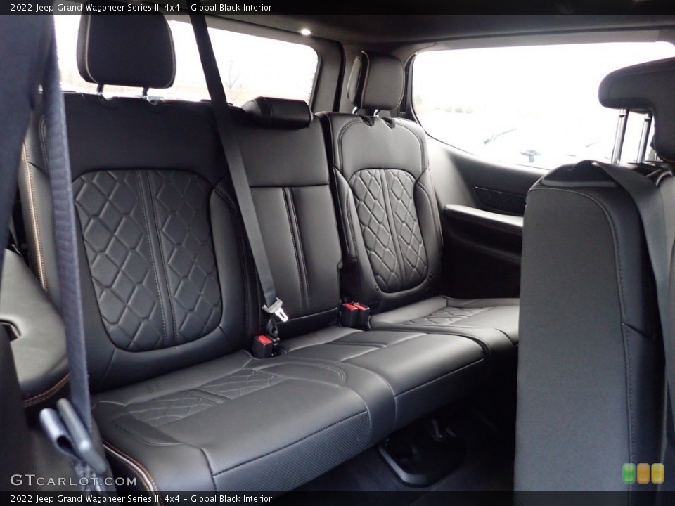 Global Black Interior Rear Seat for the 2022 Jeep Grand Wagoneer Series III 4x4 #145303584