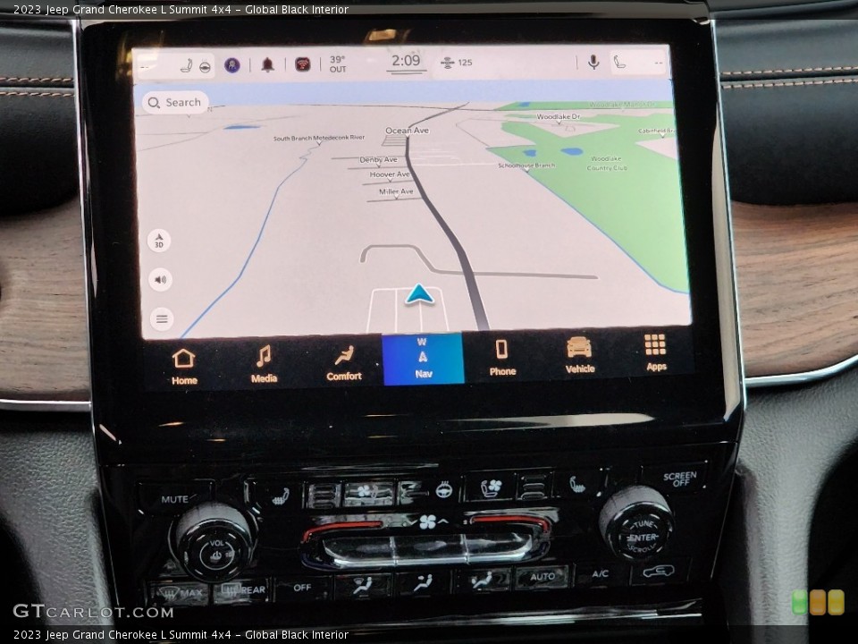 Global Black Interior Navigation for the 2023 Jeep Grand Cherokee L Summit 4x4 #145304070