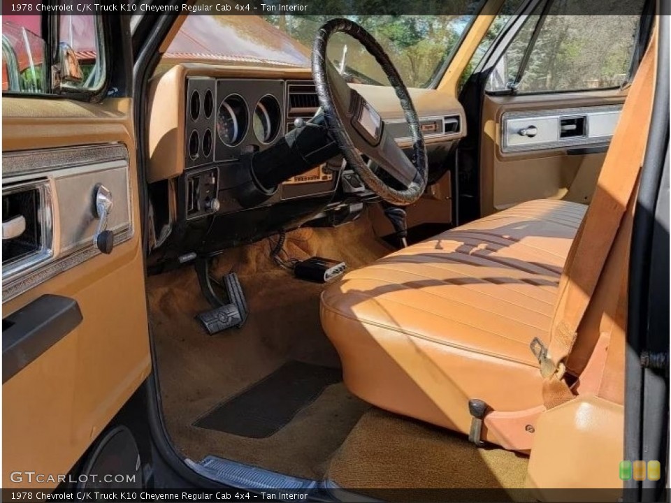 Tan Interior Photo for the 1978 Chevrolet C/K Truck K10 Cheyenne Regular Cab 4x4 #145305861