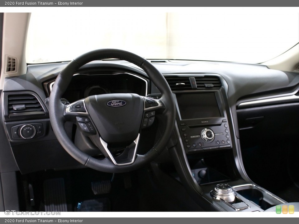 Ebony Interior Dashboard for the 2020 Ford Fusion Titanium #145305891