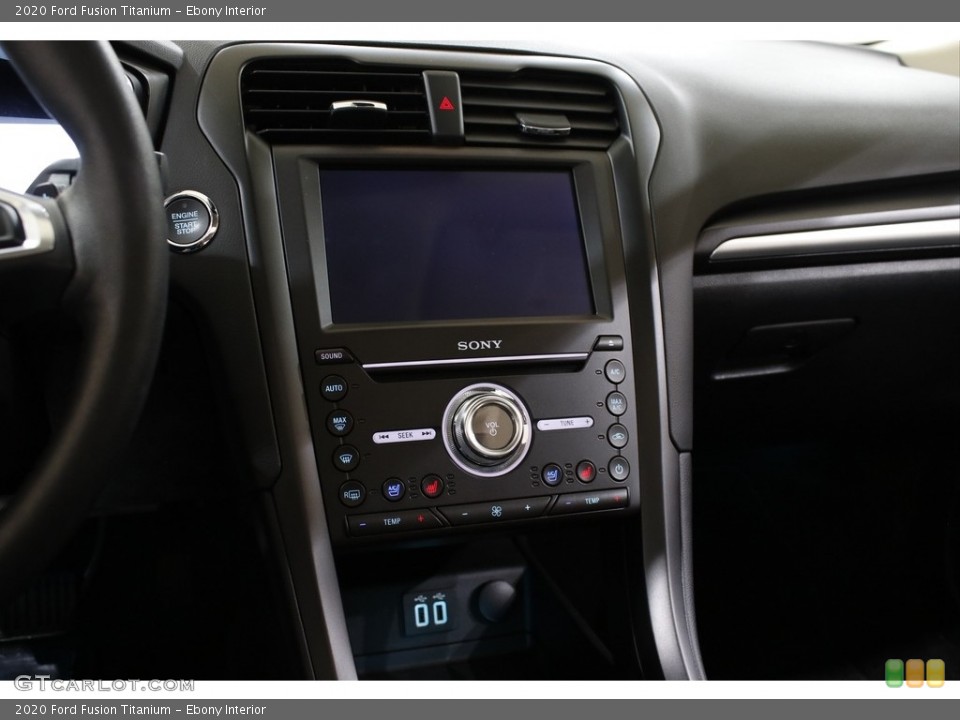 Ebony Interior Controls for the 2020 Ford Fusion Titanium #145305906