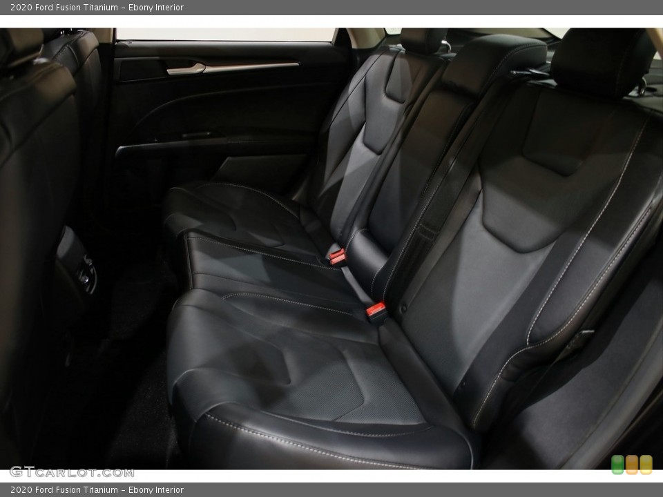 Ebony Interior Rear Seat for the 2020 Ford Fusion Titanium #145305957