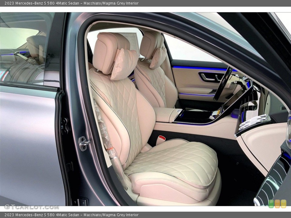 Macchiato/Magma Grey Interior Photo for the 2023 Mercedes-Benz S 580 4Matic Sedan #145307420