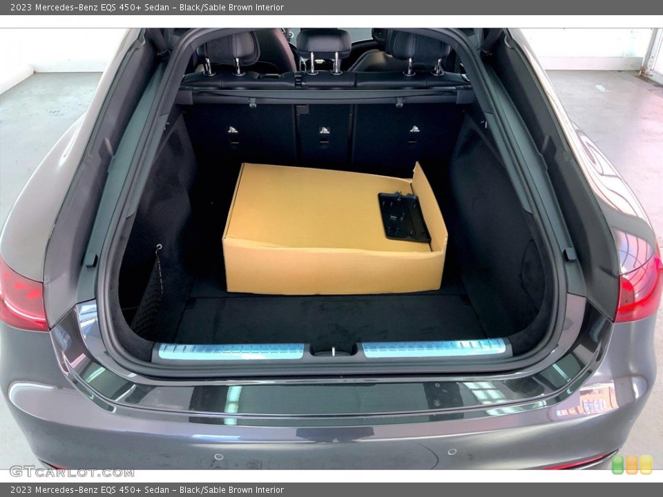 Black/Sable Brown Interior Trunk for the 2023 Mercedes-Benz EQS 450+ Sedan #145308293