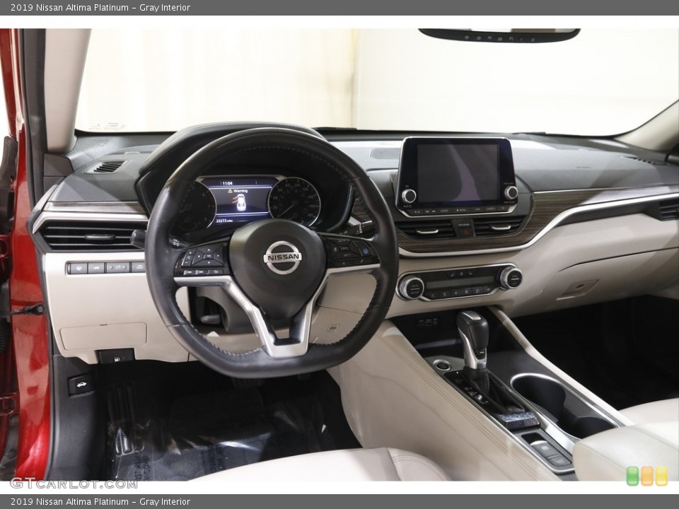 Gray Interior Dashboard for the 2019 Nissan Altima Platinum #145310199