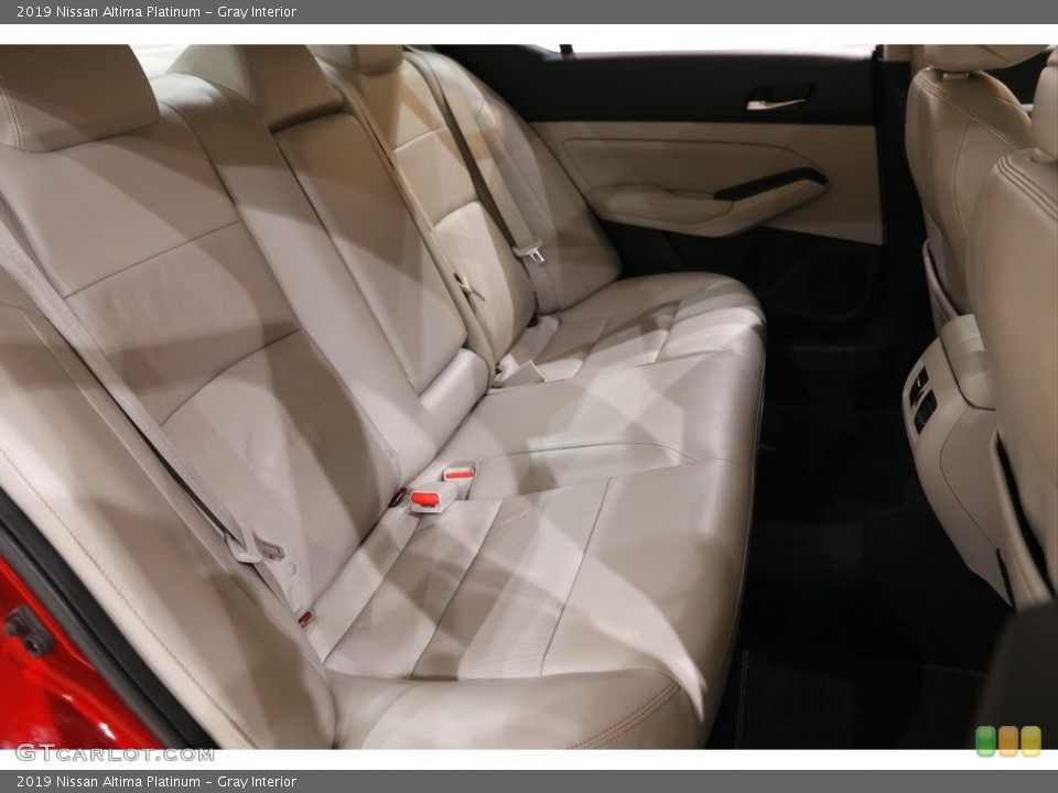 Gray Interior Rear Seat for the 2019 Nissan Altima Platinum #145310400