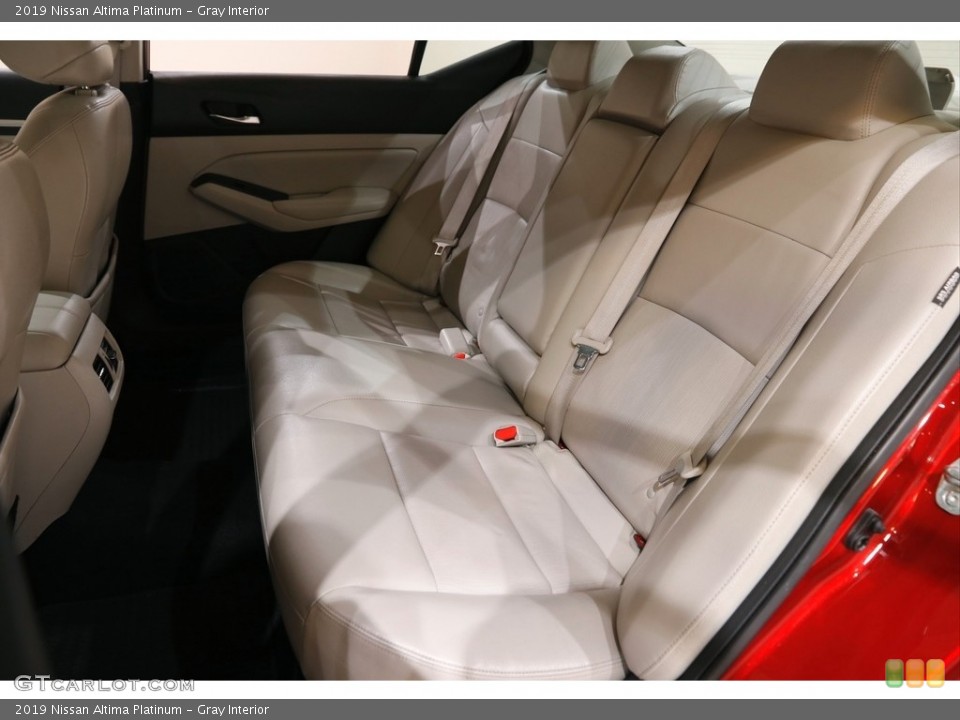 Gray Interior Rear Seat for the 2019 Nissan Altima Platinum #145310415