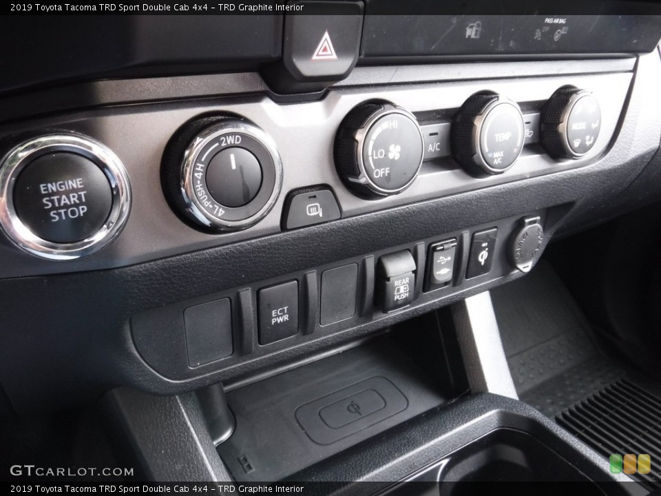 TRD Graphite Interior Controls for the 2019 Toyota Tacoma TRD Sport Double Cab 4x4 #145312181