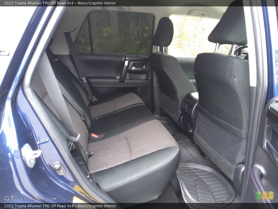 Black/Graphite Interior Rear Seat for the 2022 Toyota 4Runner TRD Off Road 4x4 #145312372