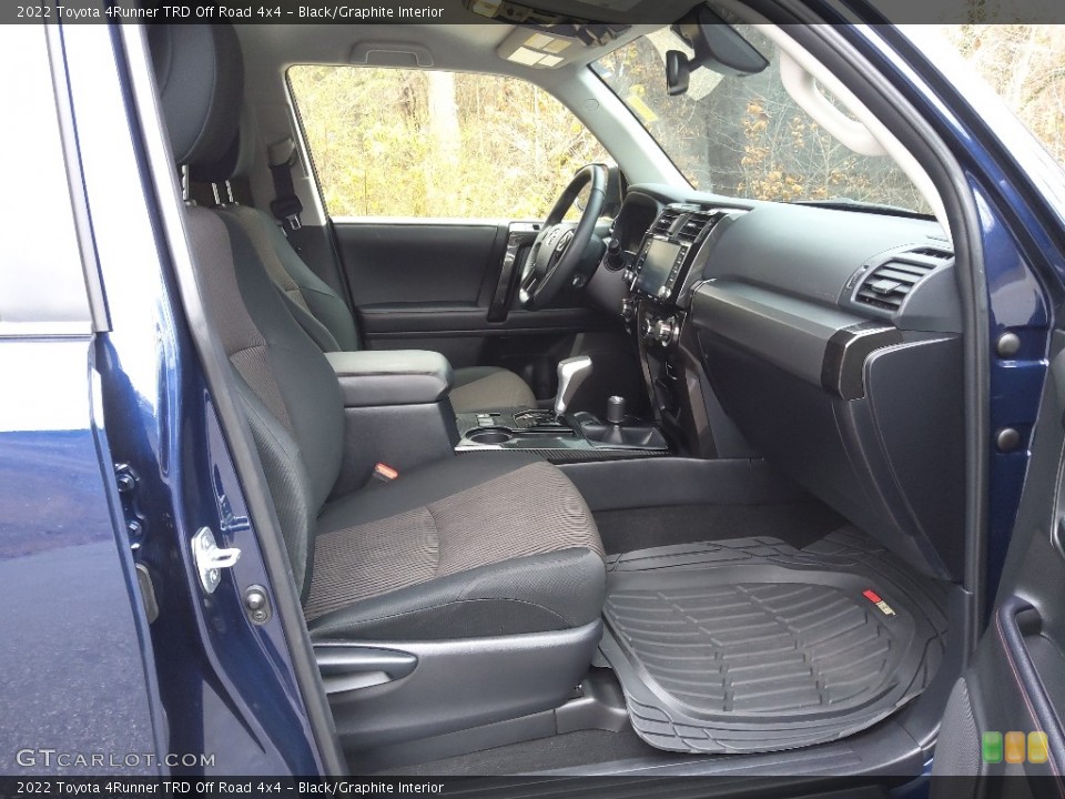 Black/Graphite Interior Front Seat for the 2022 Toyota 4Runner TRD Off Road 4x4 #145312385
