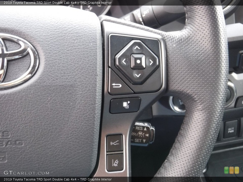 TRD Graphite Interior Steering Wheel for the 2019 Toyota Tacoma TRD Sport Double Cab 4x4 #145312436