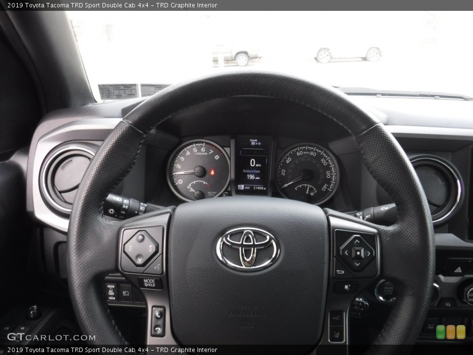 TRD Graphite Interior Steering Wheel for the 2019 Toyota Tacoma TRD Sport Double Cab 4x4 #145312445