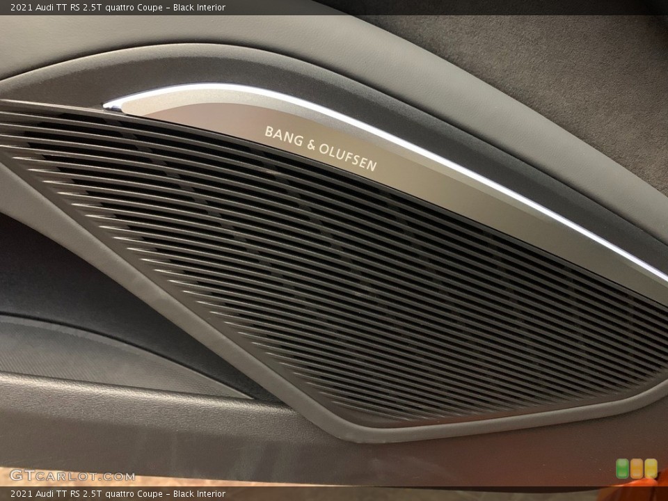 Black Interior Audio System for the 2021 Audi TT RS 2.5T quattro Coupe #145312831