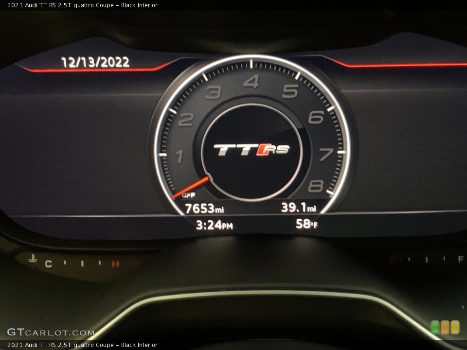 Black Interior Gauges for the 2021 Audi TT RS 2.5T quattro Coupe #145312855