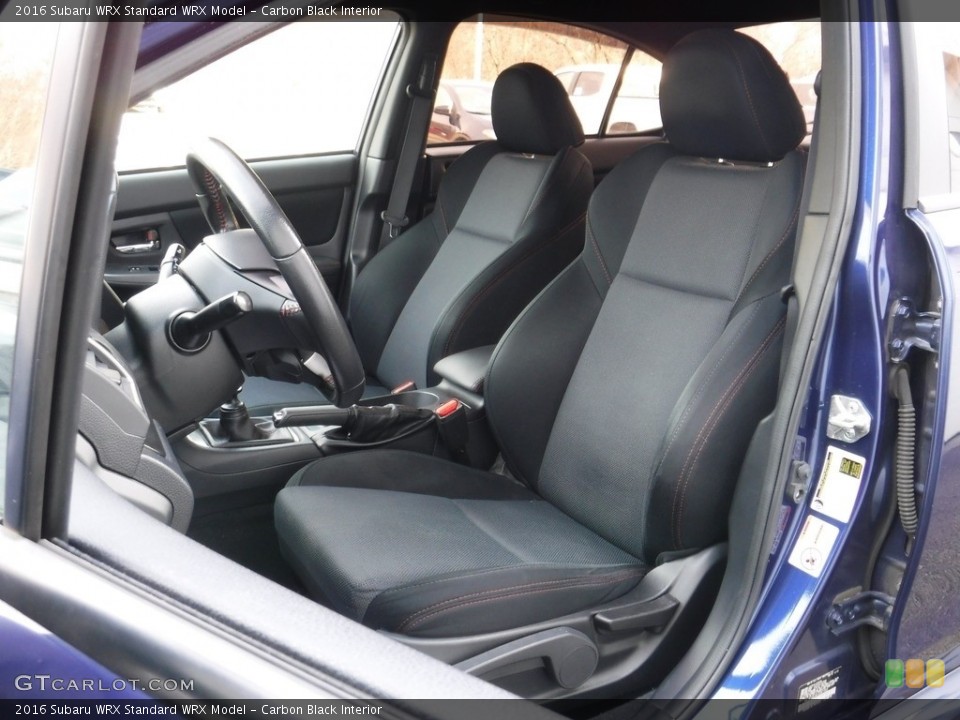 Carbon Black Interior Front Seat for the 2016 Subaru WRX  #145313237