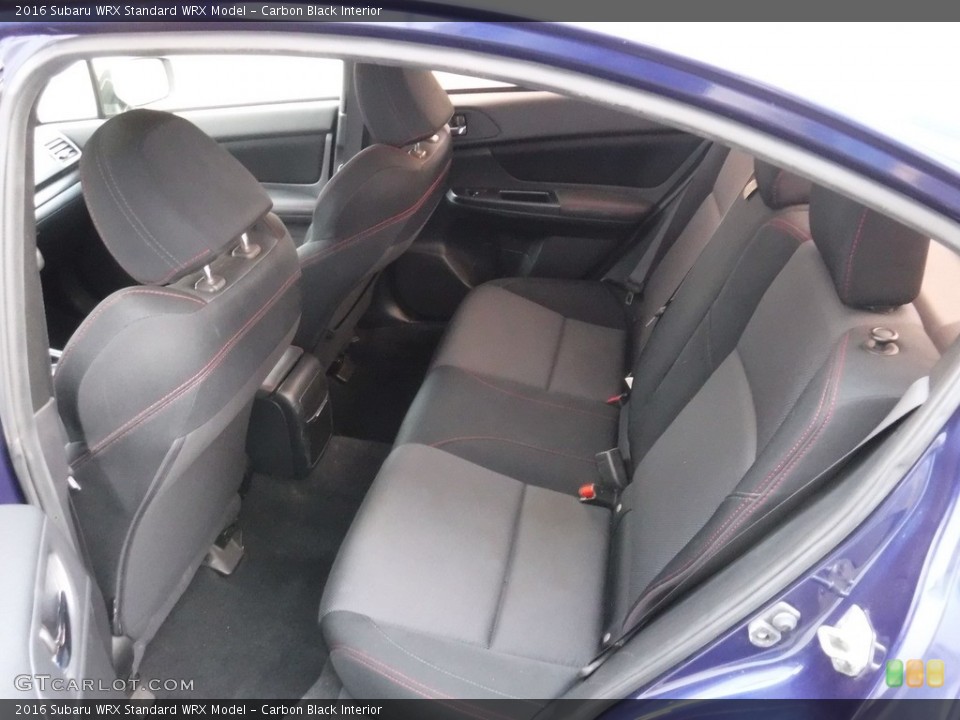 Carbon Black Interior Rear Seat for the 2016 Subaru WRX  #145313281
