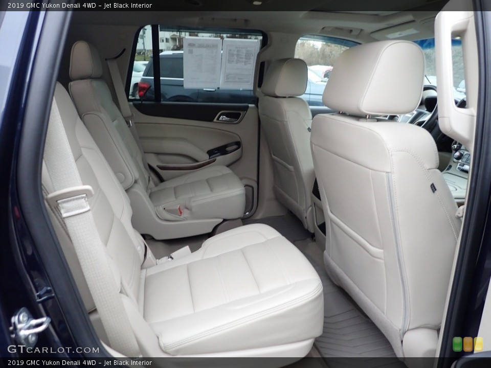 Jet Black Interior Rear Seat for the 2019 GMC Yukon Denali 4WD #145315104