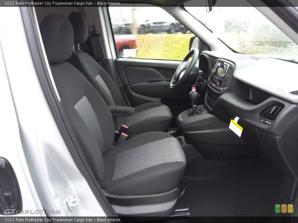 Black Interior Front Seat for the 2022 Ram ProMaster City Tradesman Cargo Van #145315359
