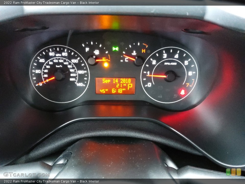Black Interior Gauges for the 2022 Ram ProMaster City Tradesman Cargo Van #145315473
