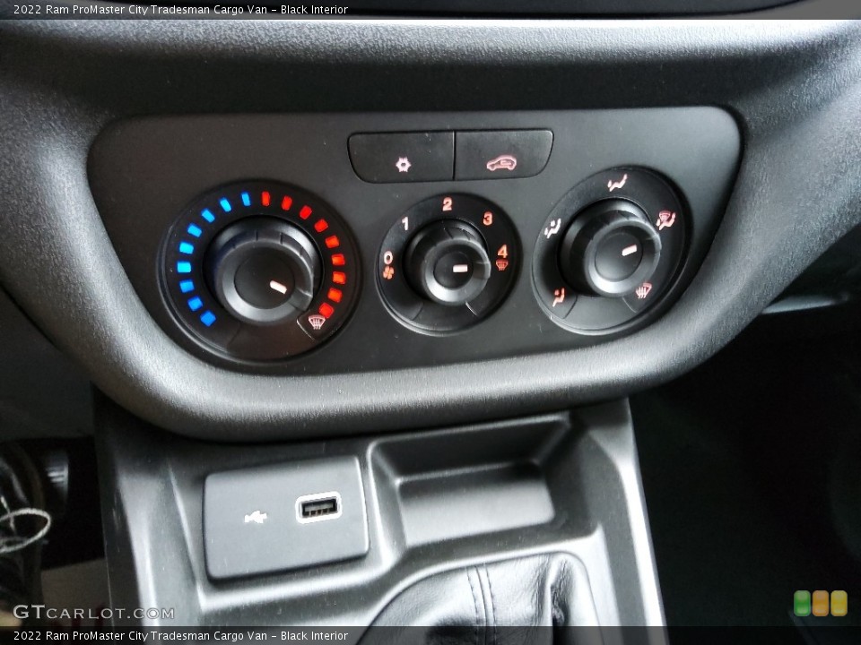 Black Interior Controls for the 2022 Ram ProMaster City Tradesman Cargo Van #145315560