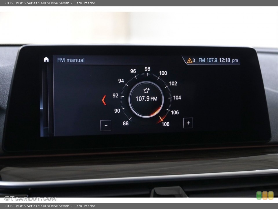 Black Interior Audio System for the 2019 BMW 5 Series 540i xDrive Sedan #145316619