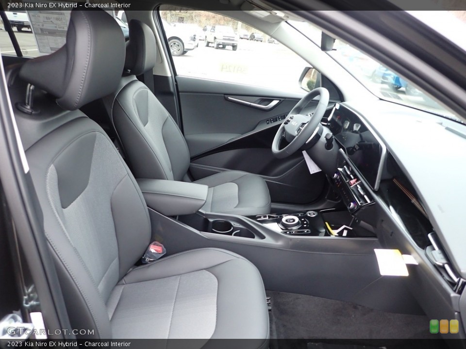 Charcoal Interior Front Seat for the 2023 Kia Niro EX Hybrid #145316637