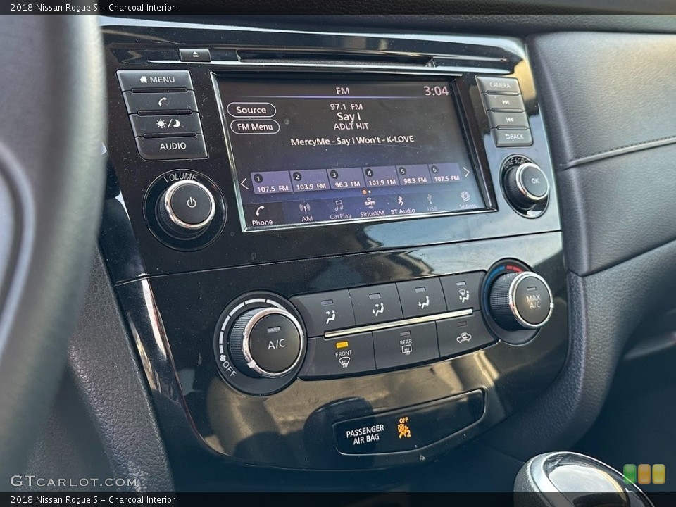 Charcoal Interior Controls for the 2018 Nissan Rogue S #145318269