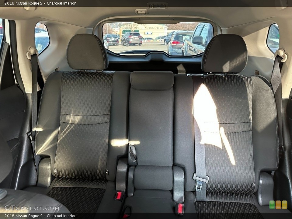 Charcoal Interior Rear Seat for the 2018 Nissan Rogue S #145318341