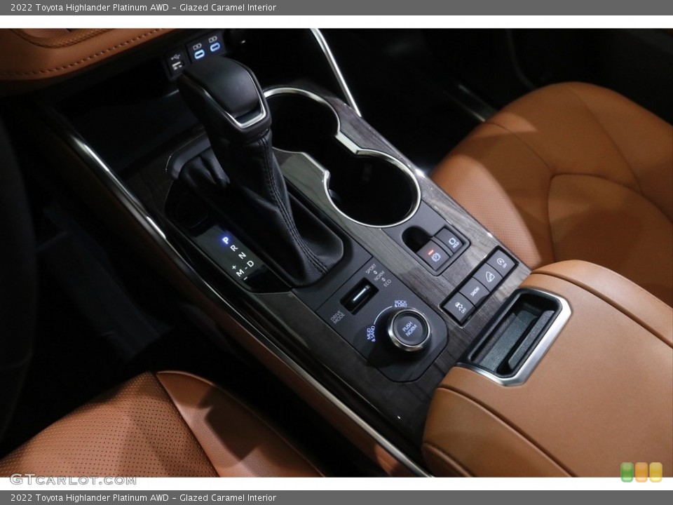 Glazed Caramel Interior Transmission for the 2022 Toyota Highlander Platinum AWD #145319058