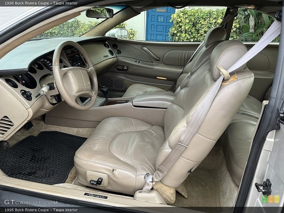 Taupe Interior Front Seat for the 1996 Buick Riviera Coupe #145320199