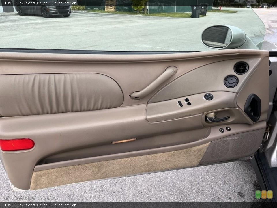 Taupe Interior Door Panel for the 1996 Buick Riviera Coupe #145320267